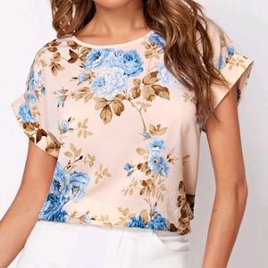 Floral Short Sleeve Top